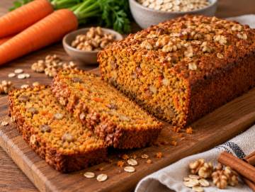 Protein Carrot and Oat Cake