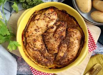 Honey Mustard Chicken with Rice