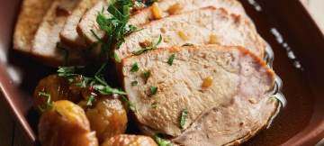 Roast Pork Loin with Chestnuts
